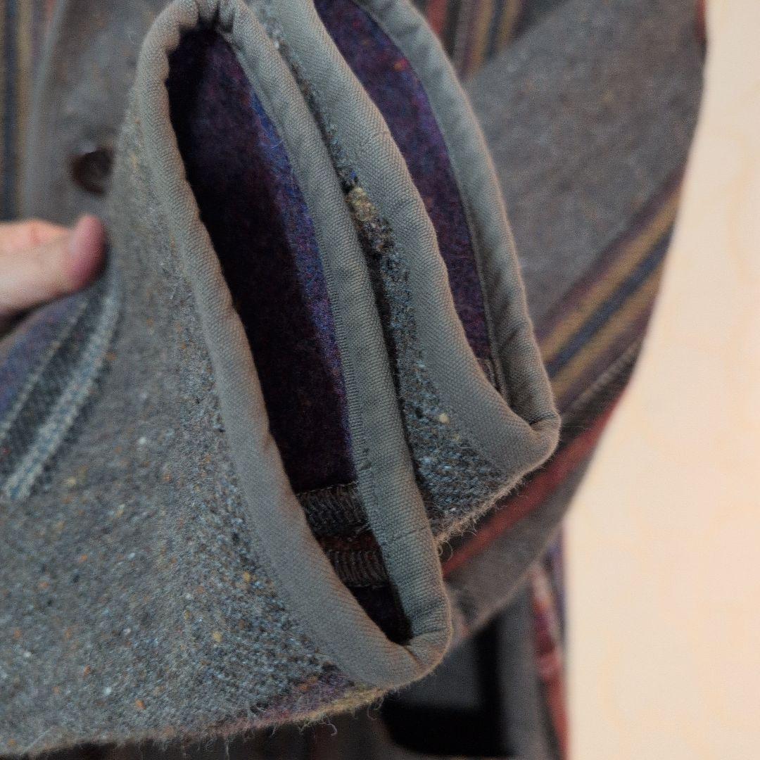 キャピタル　ウール二重織ビッグチェック女の子パフコート　超美品