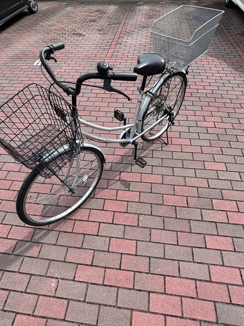 ツインバスケット・お買い物用ママチャリ(26㌅)お引き取り希望[配達可能]
