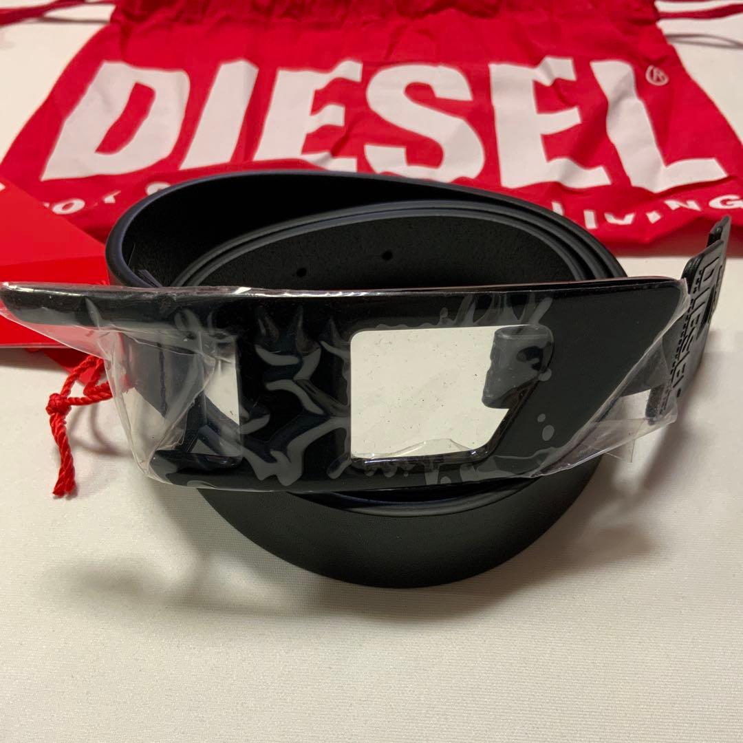 洗練されたデザイン DIESEL メンズ ベルト B-DLOGO II 105