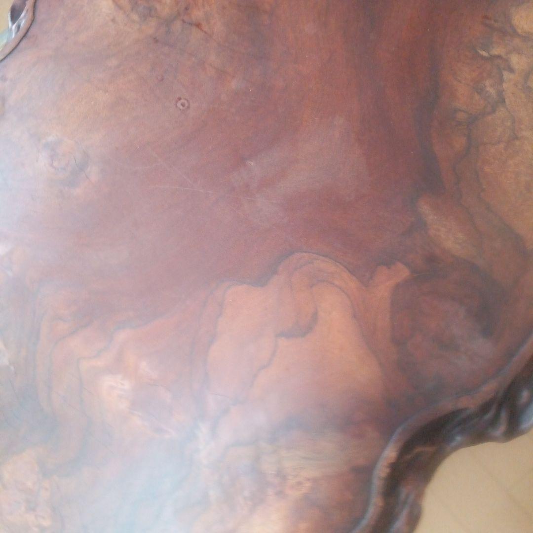 カリン一枚板テーブルす