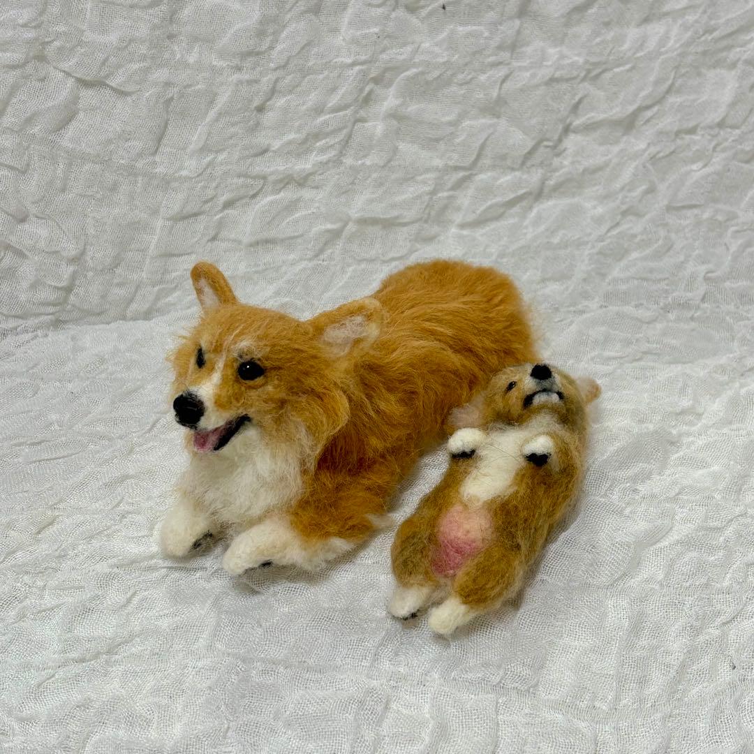 羊毛フェルト　シトリン様