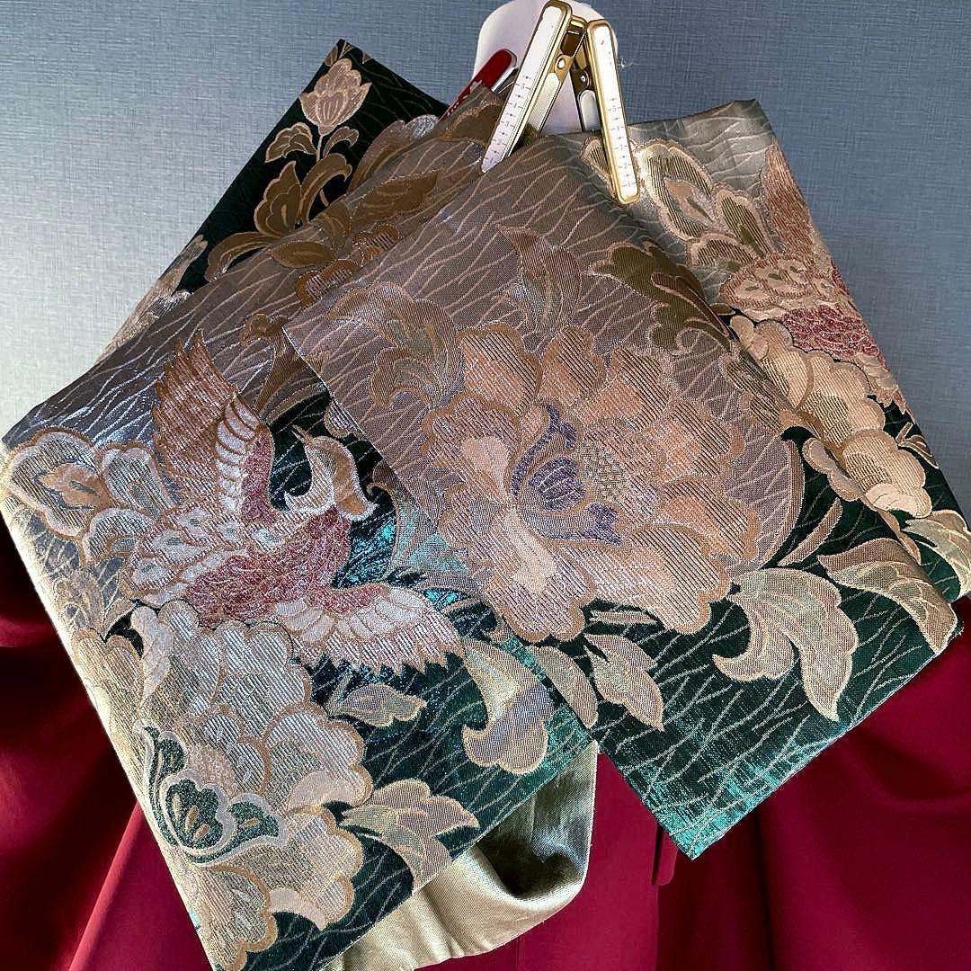 振袖フルセット　高身長　刺繍友禅　成人式振袖　振袖　裄丈69 ➕サイズ　赤系