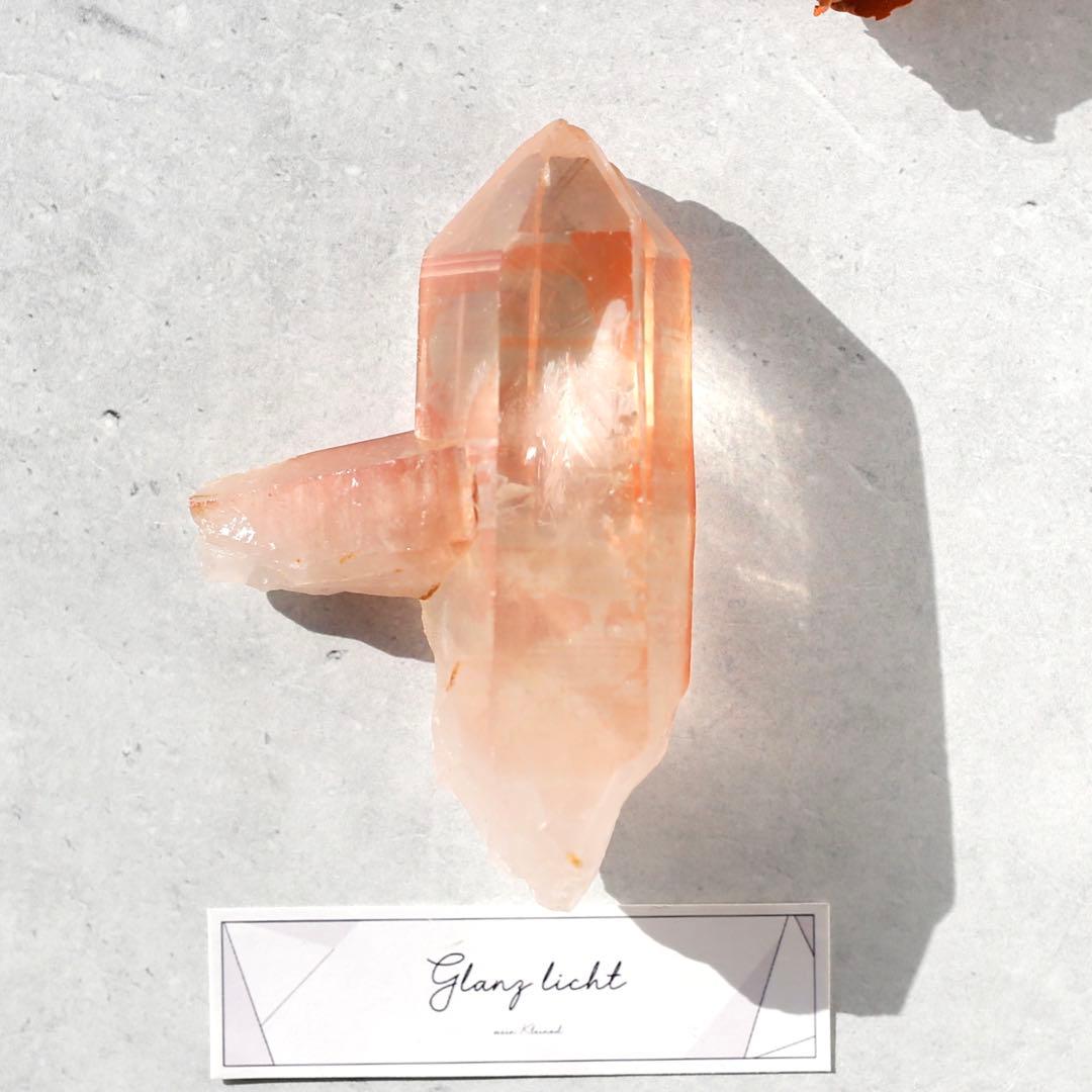 ソウルメイトツイン ディープピンクレムリアンシード 天然石 水晶 ツインレイ