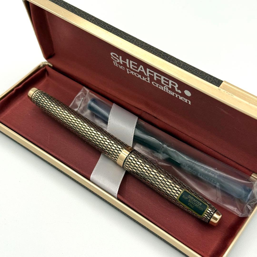 SHEAFFER シェーファー 万年筆 ソボリン ゴールドフィルド 14K
