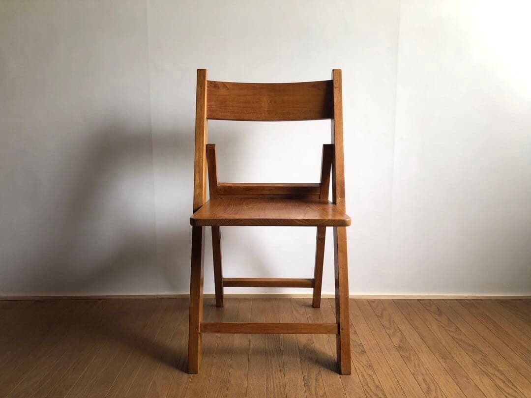 オールドチーク 古材 フォールディングチェア 折り畳み椅子 ヴィンテージ家具