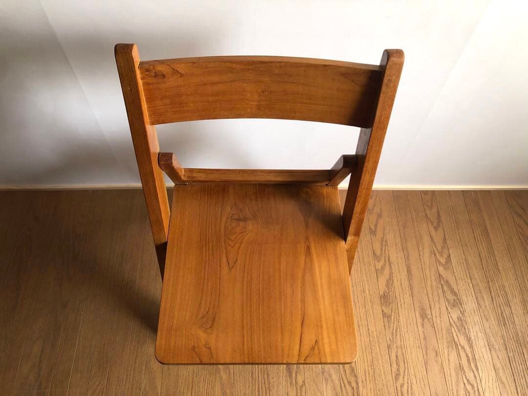 オールドチーク 古材 フォールディングチェア 折り畳み椅子 ヴィンテージ家具