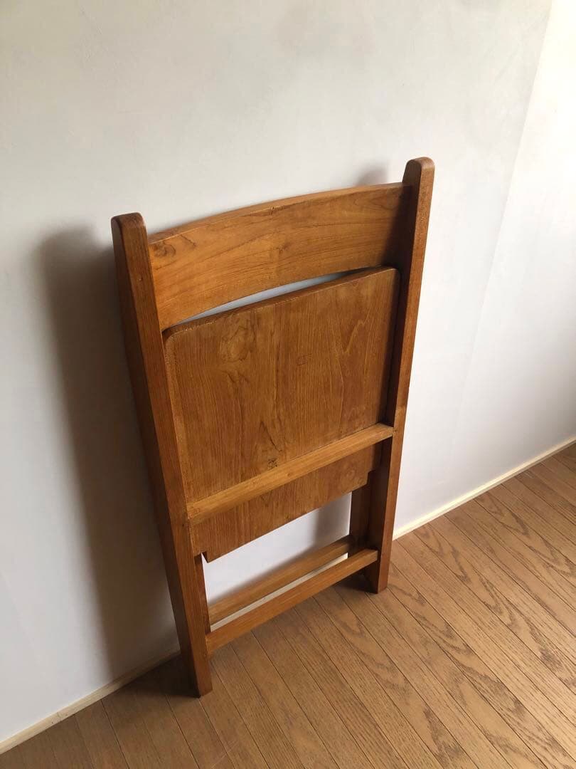 オールドチーク 古材 フォールディングチェア 折り畳み椅子 ヴィンテージ家具