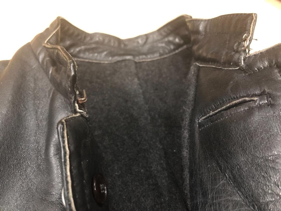 ドイツ軍 実物 Ｕボート レザー ジャケット