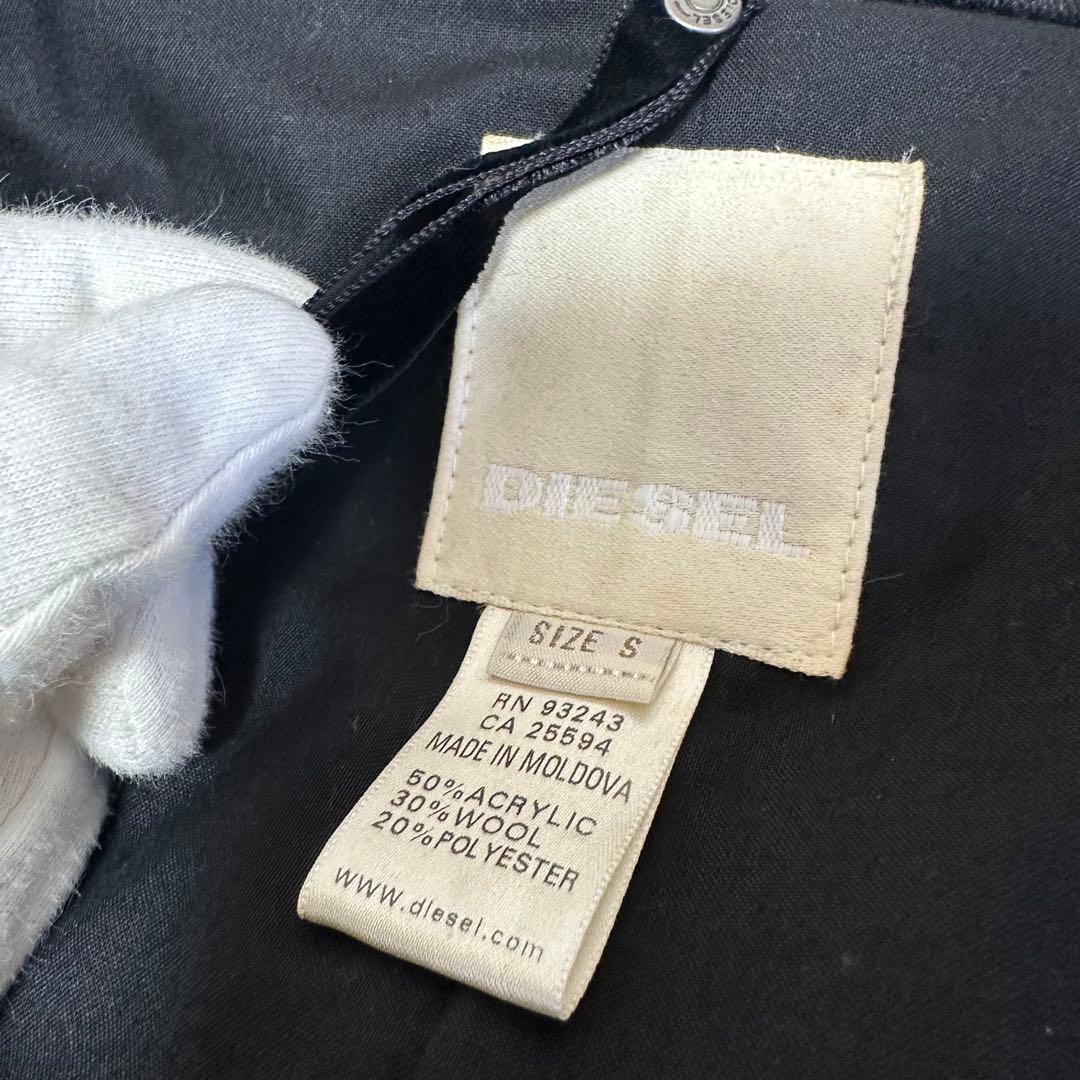 DIESEL ミリタリーコート トレンチコート ウール archive y2k