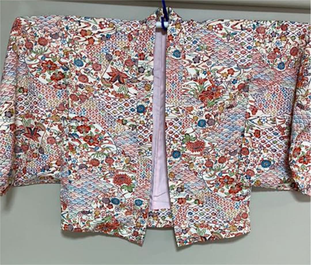 お値下げ中！【アンティーク・レア】沖縄　紅型　着物 羽織セット