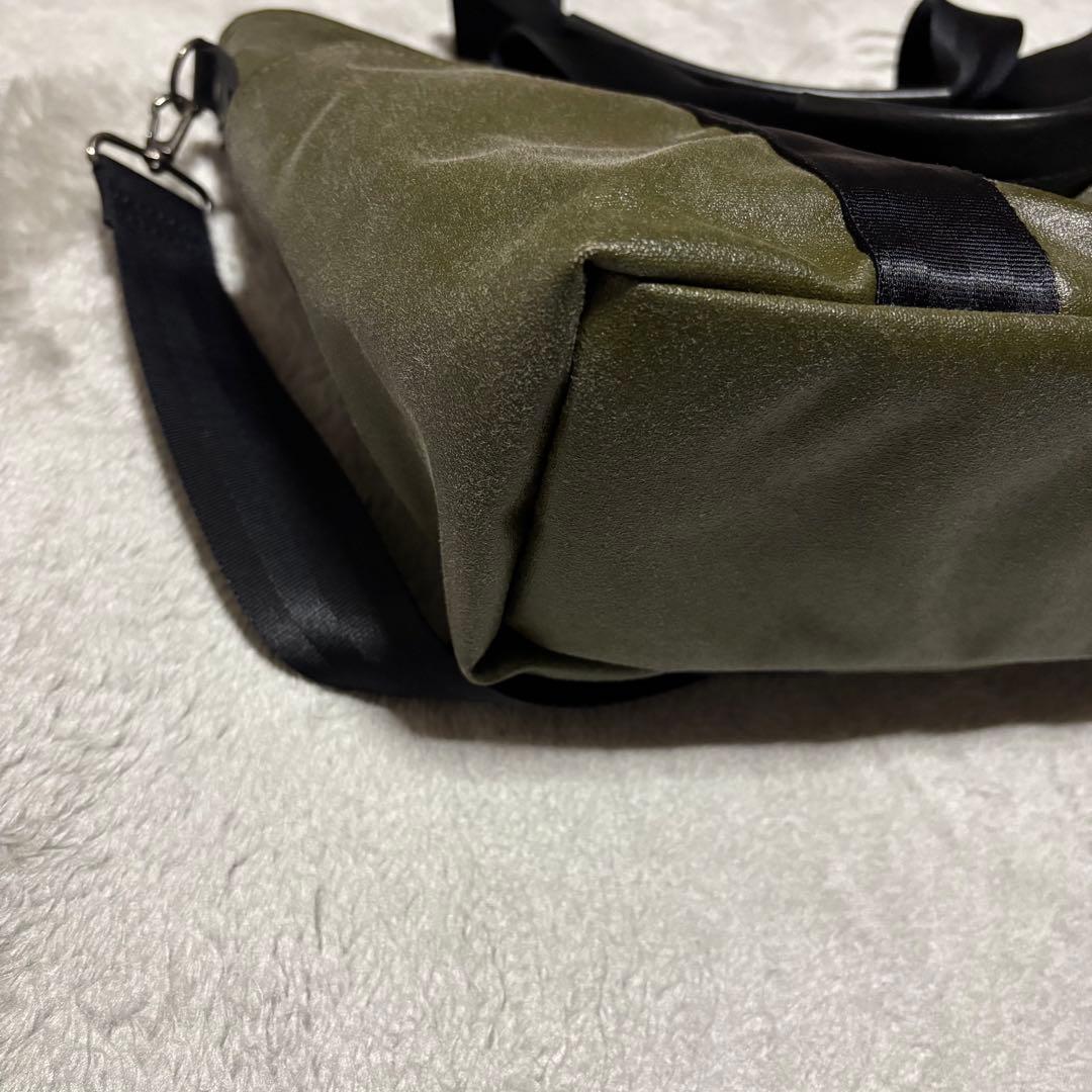 森野帆布 SEAL 2WAY トートバッグ オリーブ×ブラック A4