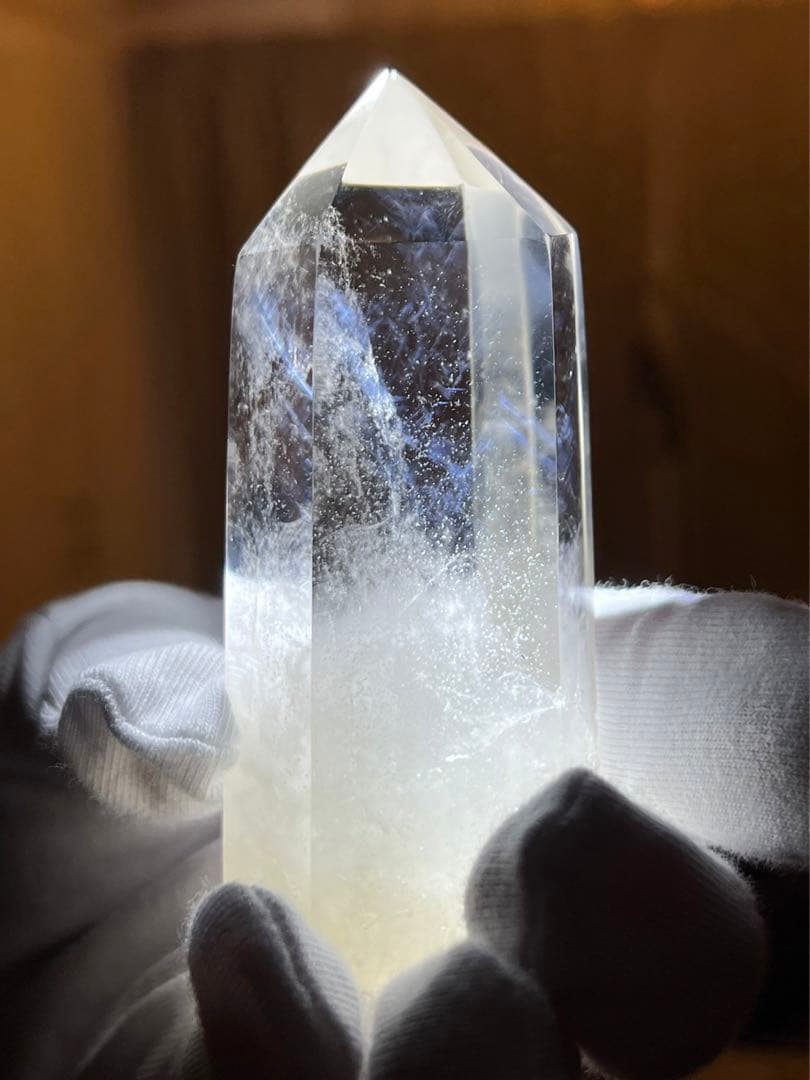 【強力浄化】高品質！MR16 ヒマラヤ水晶タワー⭐️エンジェルラダー青いハリ⭐️