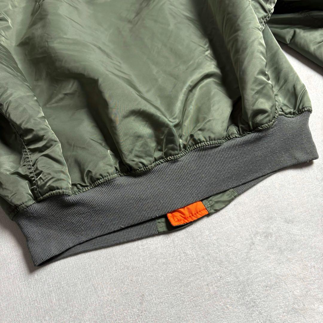 ALPHA 90s USA製 ma-1 ボンバージャケット　リバーシブル