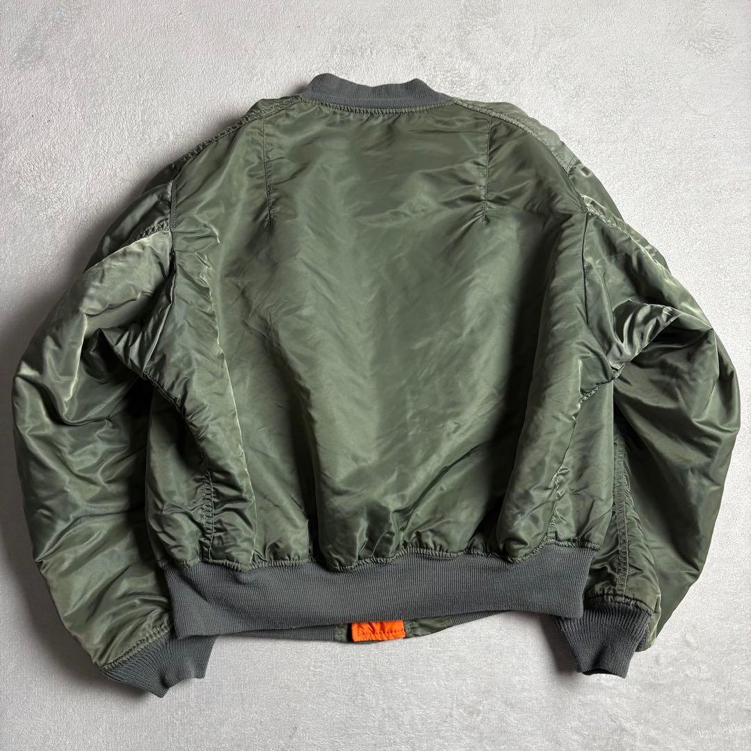 ALPHA 90s USA製 ma-1 ボンバージャケット　リバーシブル