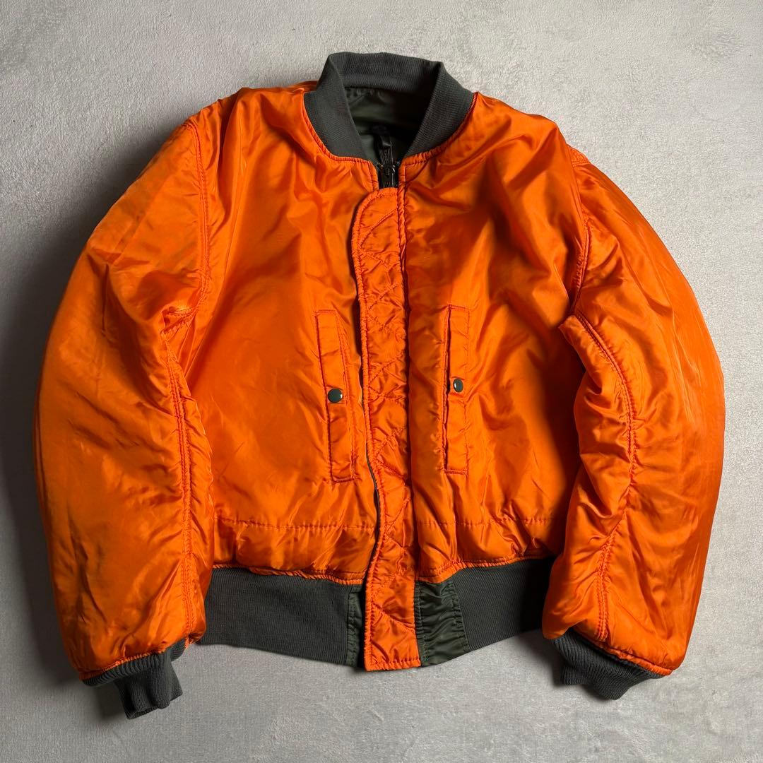ALPHA 90s USA製 ma-1 ボンバージャケット　リバーシブル