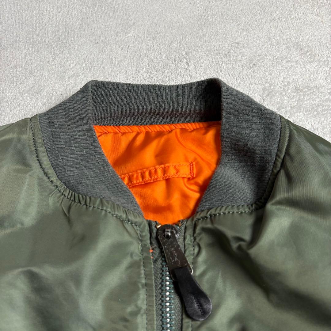 ALPHA 90s USA製 ma-1 ボンバージャケット　リバーシブル