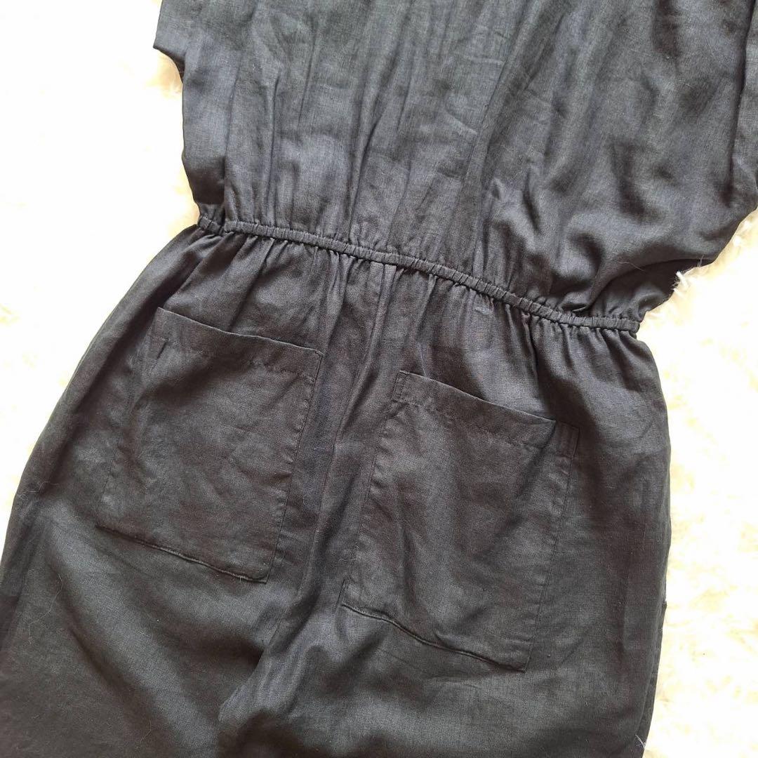 美品✨ティッカ 2024SS リネンコンビネゾン オールインワン カシュクール