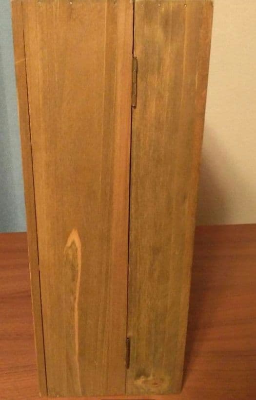 新品　アンティークウッドディスプレイトランクボックス　マルシェディスプレイです。