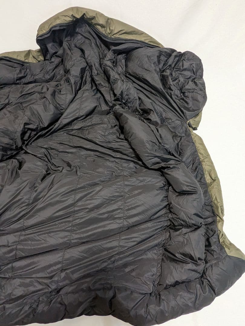 美品 NANGA オーロラ スクエア フット 800 STD スリーピングバッグ