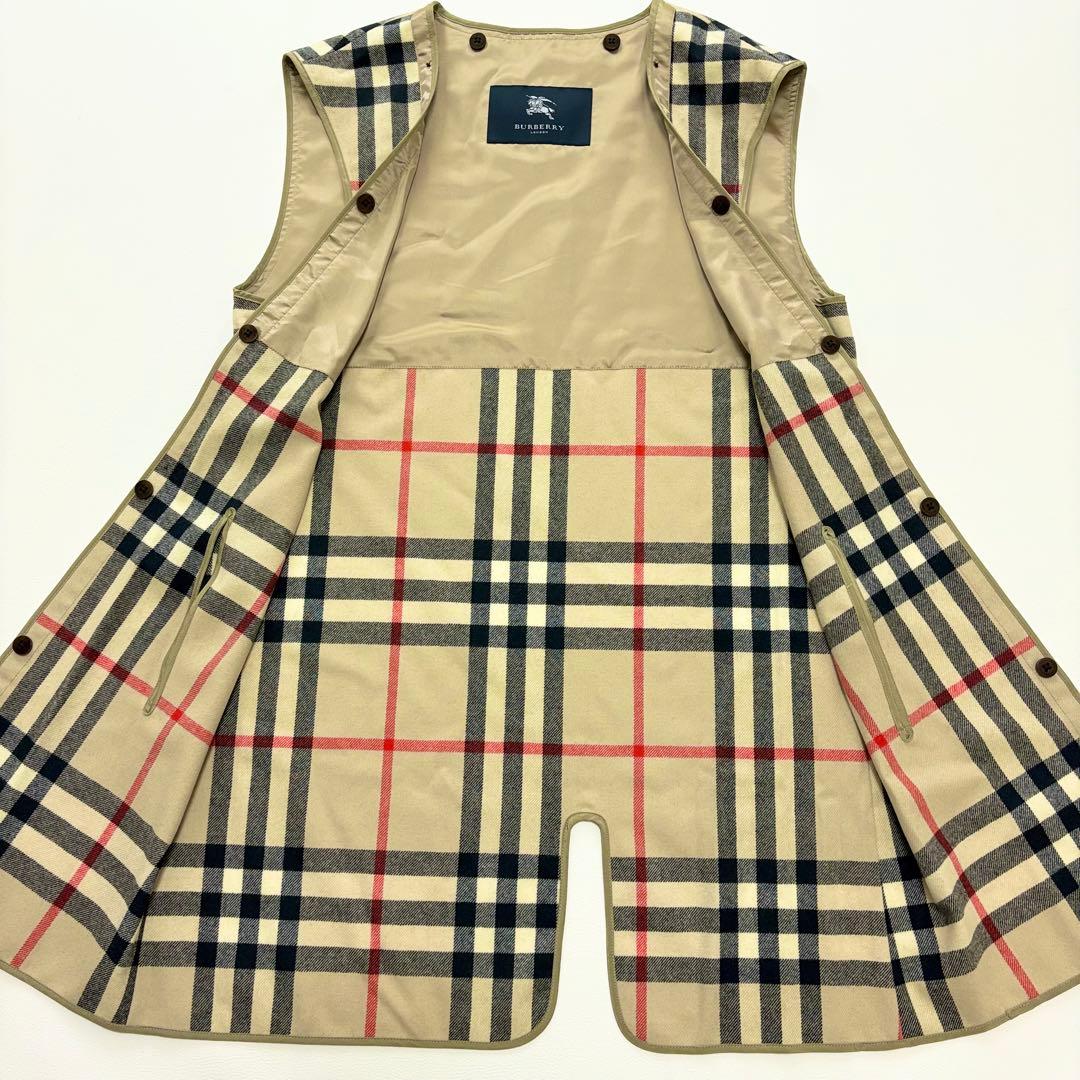 極美品 BURBERRY LONDON ステンカラーコート ウールライナー付き