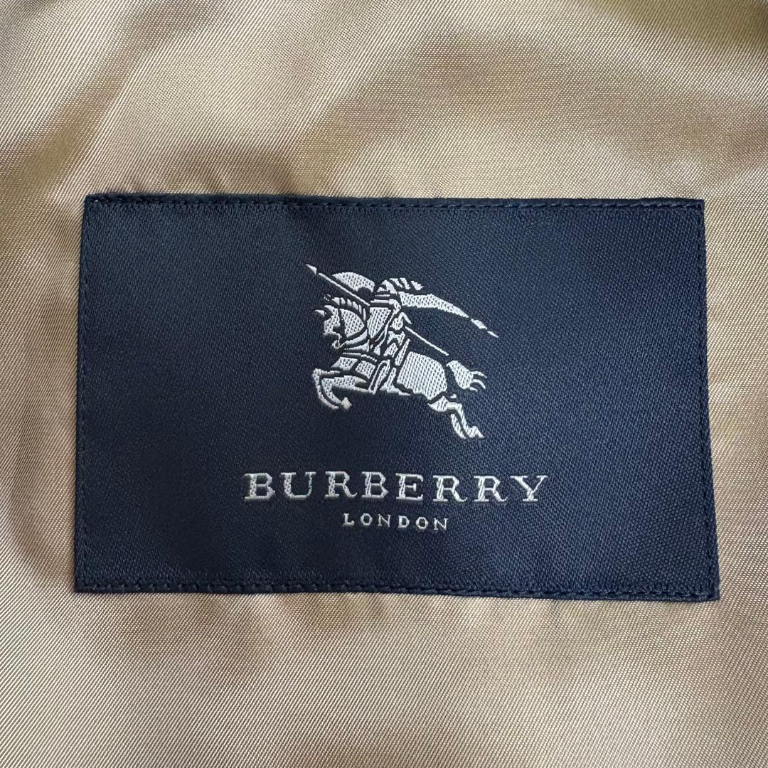 極美品 BURBERRY LONDON ステンカラーコート ウールライナー付き