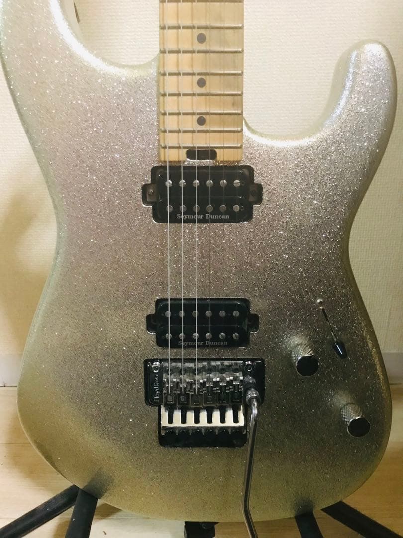 Charvel SanDimas Limited シルバースパークル