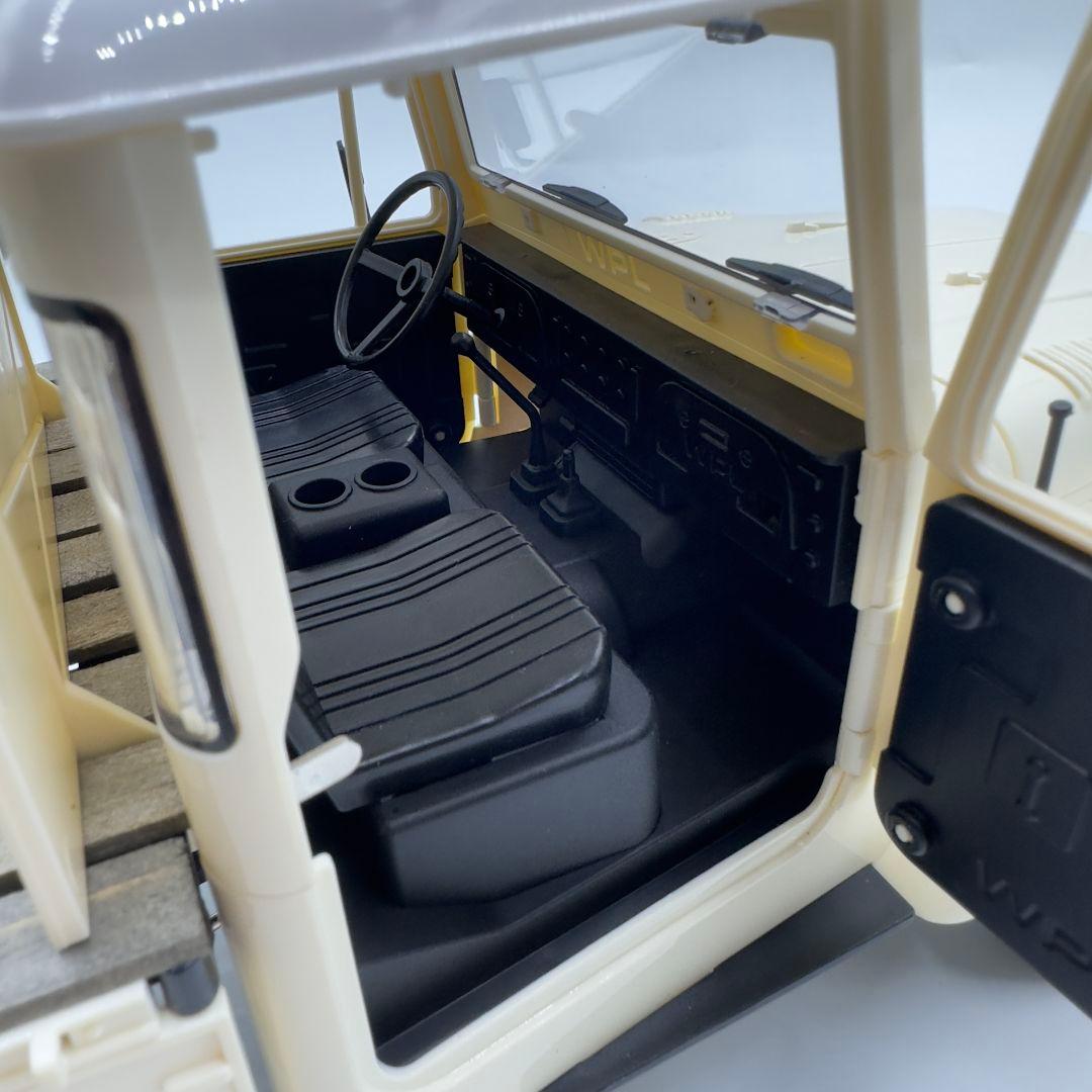 ラス１【新品】WPL C44 RTR 木製フラットベッド仕様 RCカー 1/12