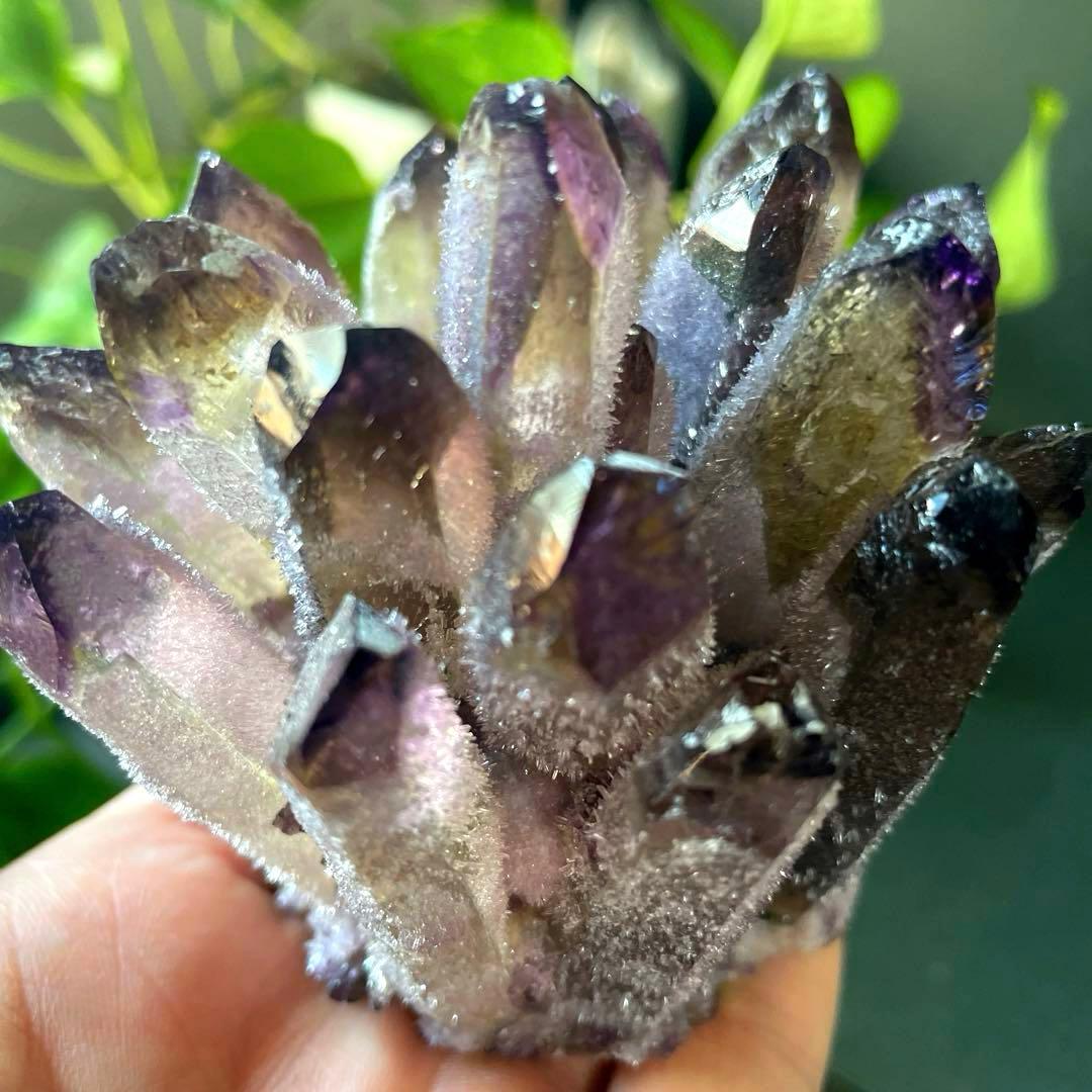 アメシスト、ストロベリークォーツ、ガーデンクォーツのセット