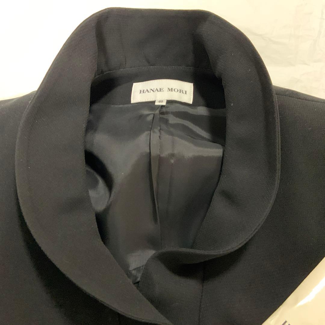新品8万9250円　ハナエモリ（HANAE MORI）黒のジャケット