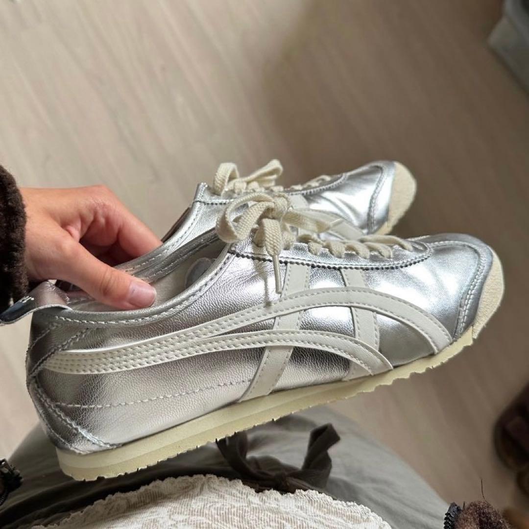 オニツカタイガー メキシコ66 SD シルバー