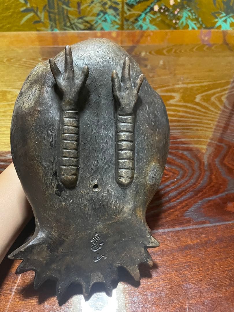 備前焼　鶴　森宝山