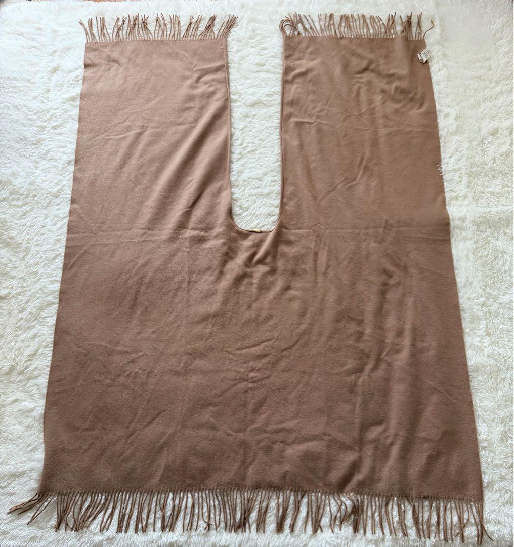 MUSE de Deuxieme Classe カシミヤ 大判ストール キャメル