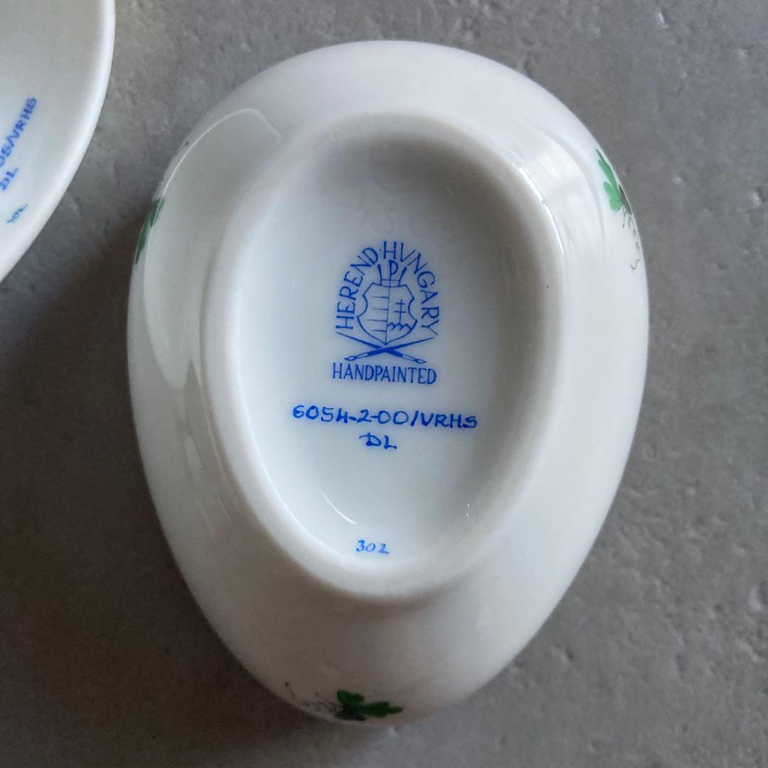 ヘレンド HEREND ウィーンの薔薇 ボンボニエール 鳥型蓋付き小物入れ