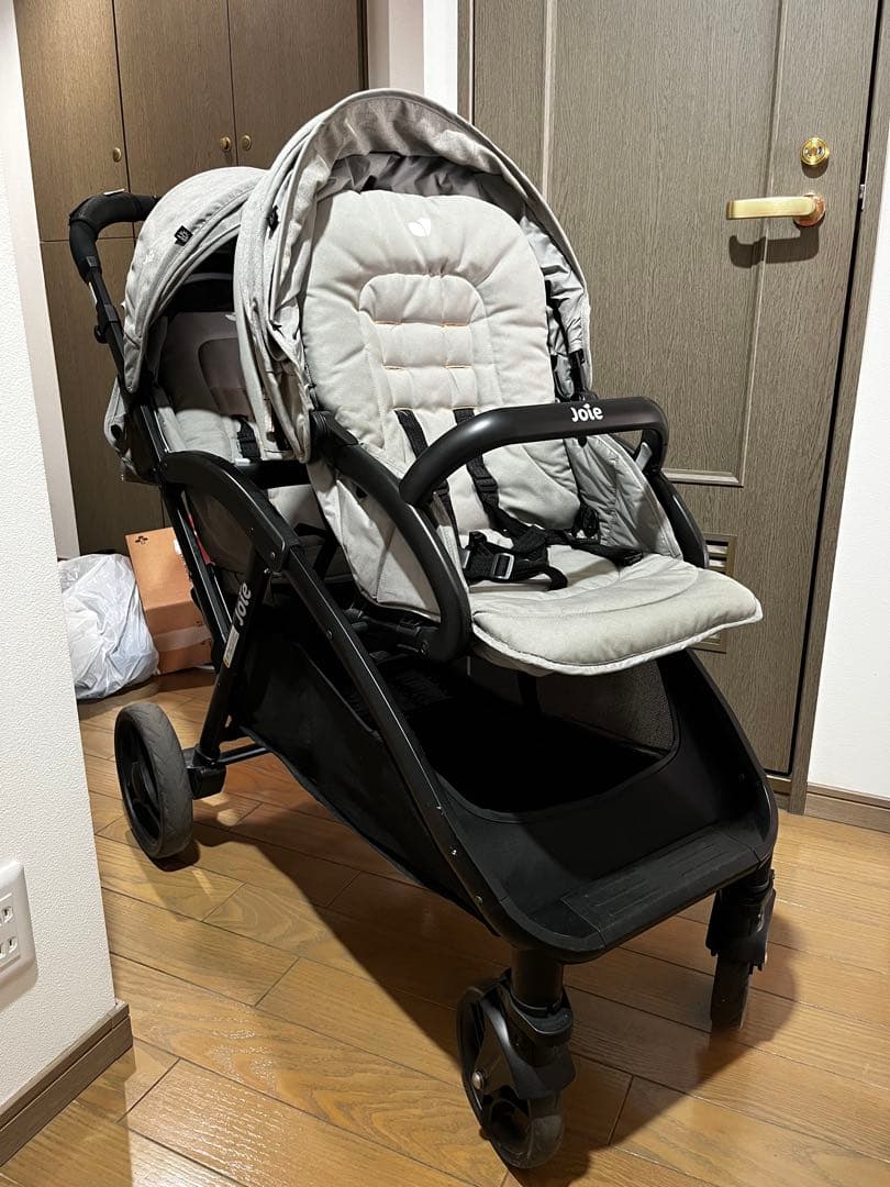 神奈川県座間市【直接引取りのみ】Joie エヴァライトデュオ　2人乗りベビーカー