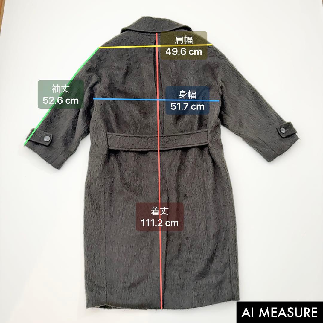 Ameri Vintage 3way oval shaggy coat スミクロ
