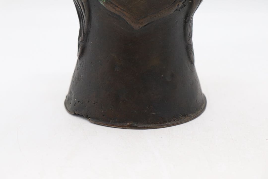 中国　明時代　銅製仏像　大日如来　送料込み250526