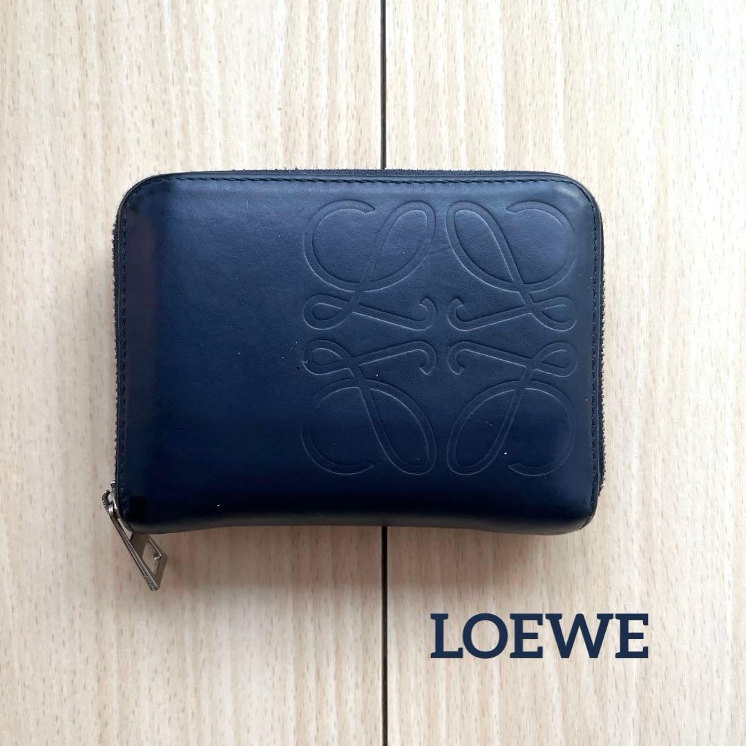 ロエベ　ネイビー　ケース