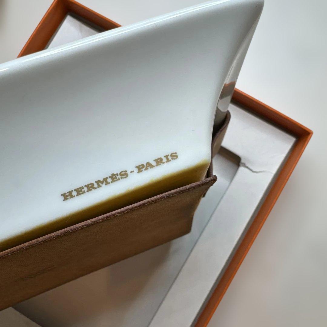 HERMES エルメス レオパード 小物入れ 陶器
