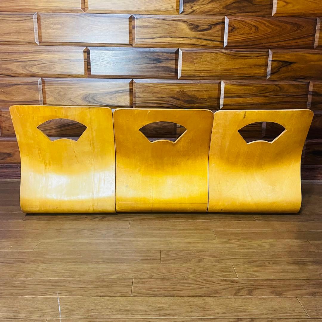 石橋✨️木製座椅子　曲げ座椅子　和座椅子 ナチュラル 　旅館座椅子