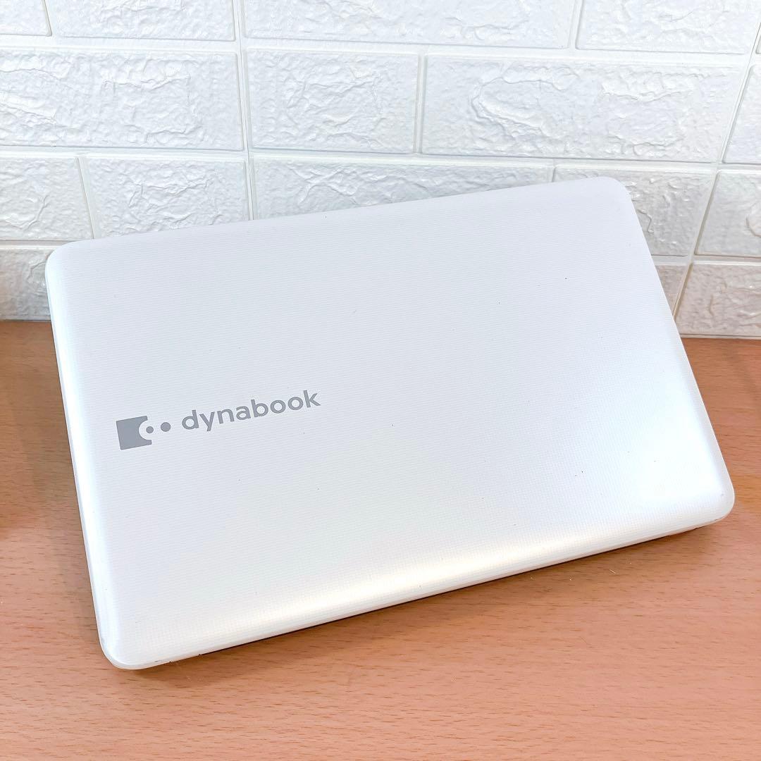 Windows11✨大容量500GB☘️カメラ付すぐ使える東芝ノートパソコン白