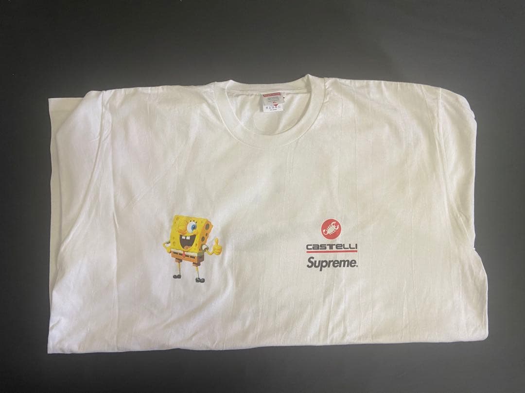スケートボード Supreme x SpongeBob Tee White XL