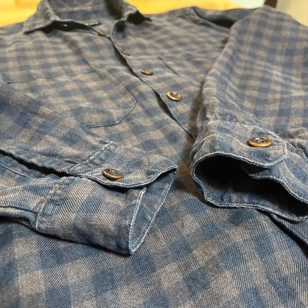 Evan kinori リネンシャツ