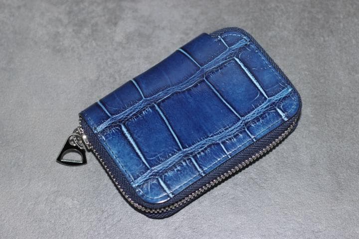 ITTI イッチ CRISTY COIN CARD WLT 藍染 カードケース