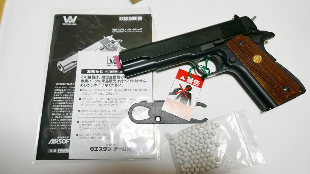 WA MKⅣシリーズ70ガンブラックver+ウッドグリップ