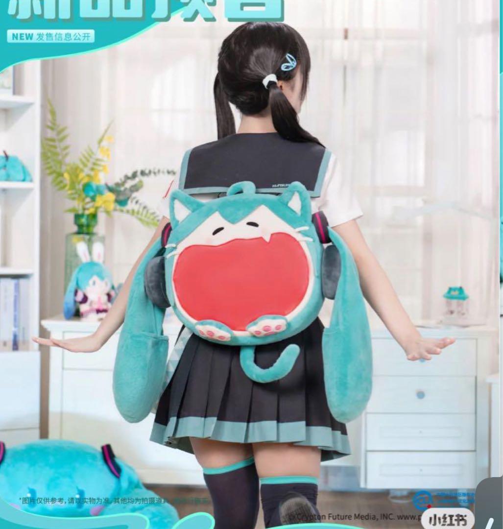 初音ミク　猫バック　　痛バック　カバン　ニュック