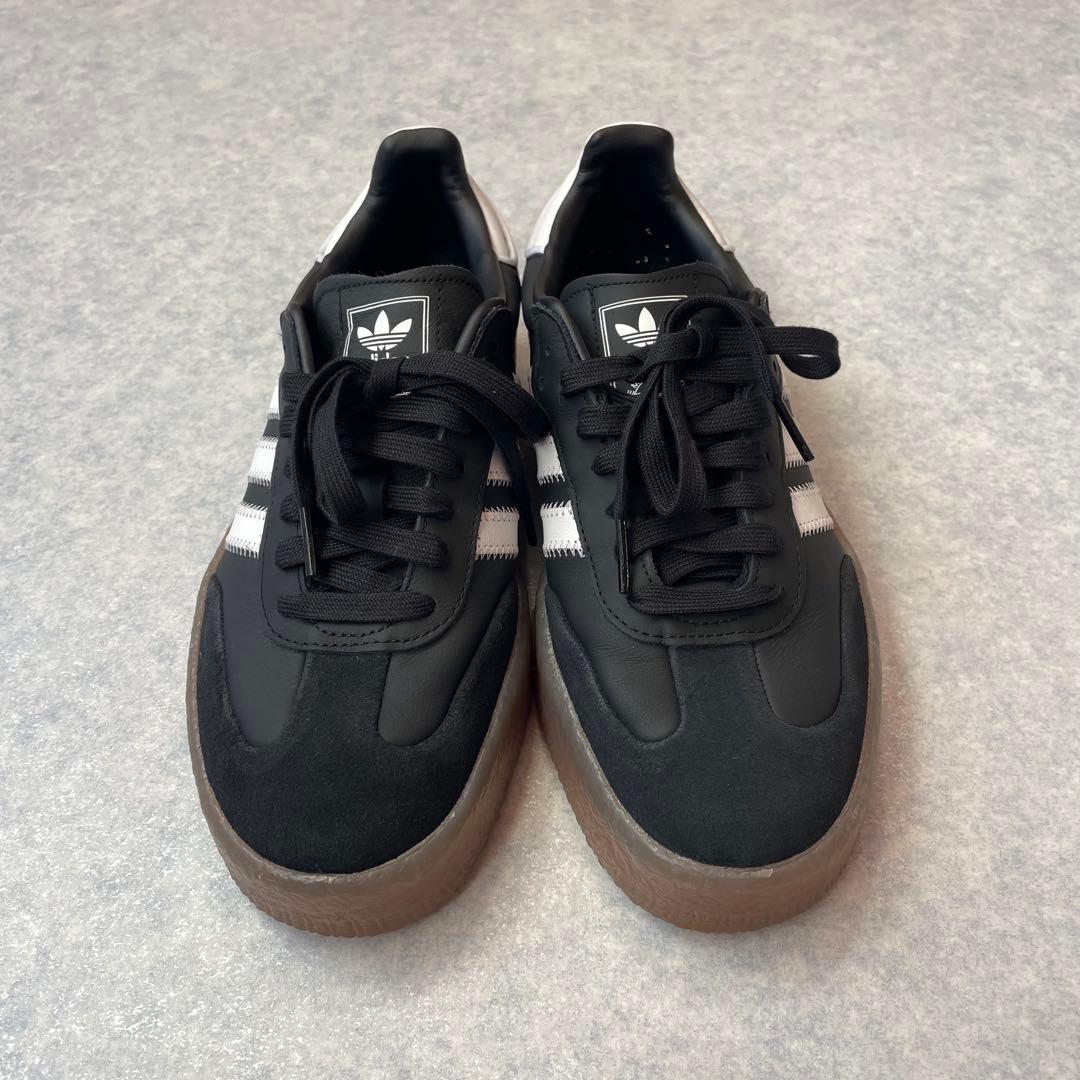 【極美品】adidas SAMBAE W JI1350 厚底 24.5 ブラック