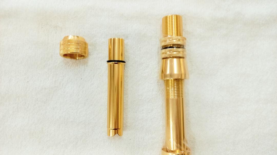 オリジナルアルミバット　SS-gi ゴールド　12㎜　フェルール付き