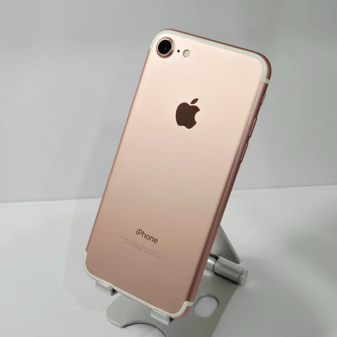20 iPhone7 ローズゴールド SIMフリー バッテリー100%