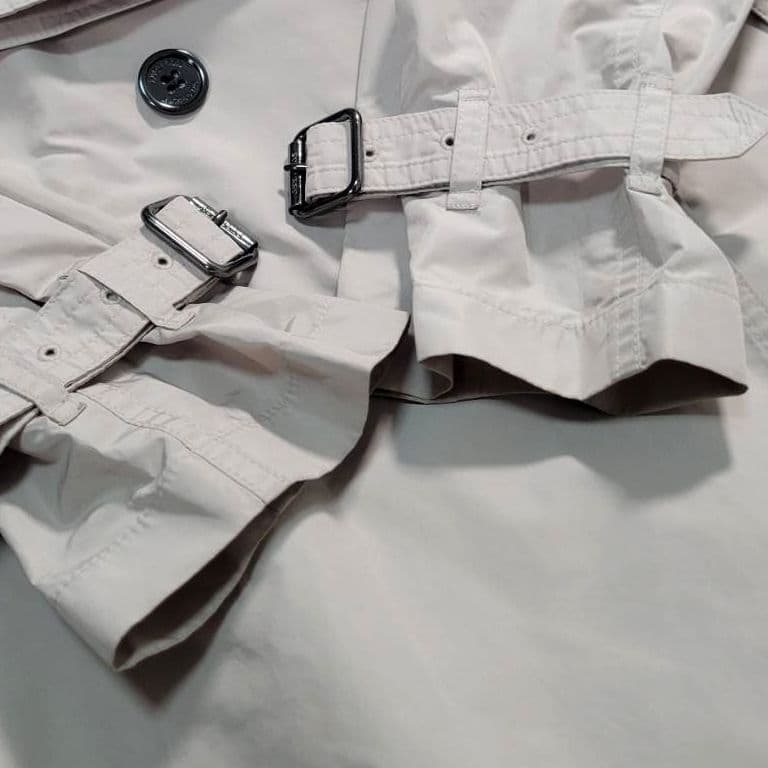 バーバリー　トレンチコート　ベルト　ノバチェック　ベージュ　L　レインコート