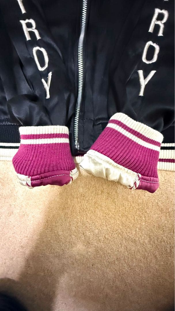 なぎなぎヒステリックグラマーシルク100％リバーシブルスカジャン男女